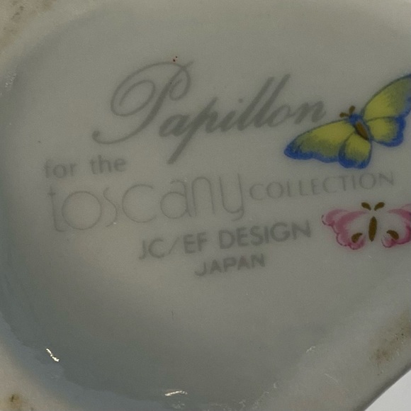 Papillon Toscany Collection Jc/EF Design Japan Butterfly Vase 7.5” - Picture 6 of 11